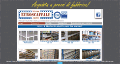 Desktop Screenshot of euroscaffalelazio.com
